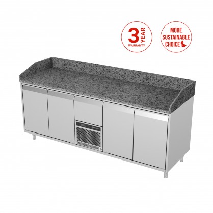 4½ Section Cooling Counter With Granite Table Top